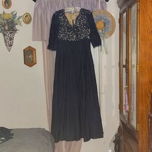Lace prom dress